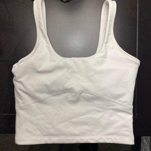 Aritzia Tna White Sports Bra